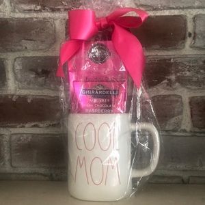 Rae Dunn by Magenta COOL MOM mug with chocolates
